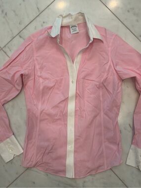 Brooks Brothers Pink Shirt with White Trim